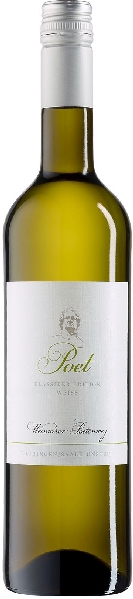 Freyburg-Unstrut Weimarer Poetenweg Poet weiss halbtrocken Jg. Cuvee aus Auxerrois, Silvaner, Riesling, Grauburgunder u.a. von Freyburg-Unstrut