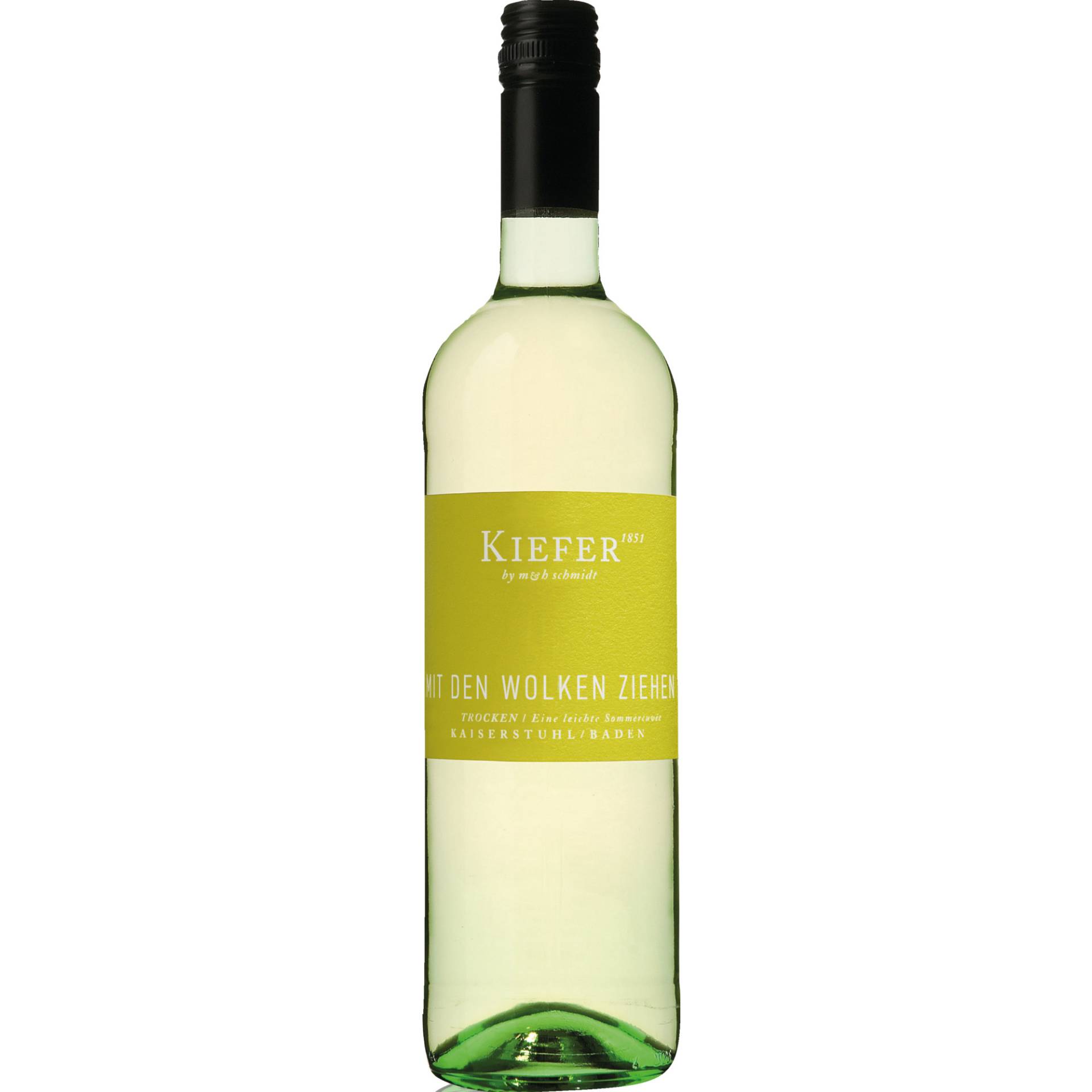 Mit den Wolken Ziehen Cuvée Weiß, Trocken Kaiserstuhl Baden, Baden, 2022, Weißwein Mit den Wolken Ziehen Cuvée Weiß, Trocken Kaiserstuhl Baden, Baden, 2022, Weißwein von Friedrich Kiefer, D - 79356 Eichstetten