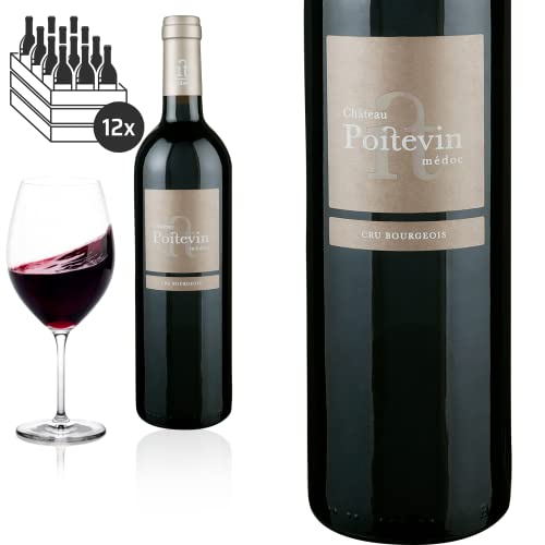 12er Karton 2015 Médoc Cru Bourgeois Château Poitevin - Rotwein 12er Karton 2015 Médoc Cru Bourgeois Château Poitevin - Rotwein von Baron-Fuente
