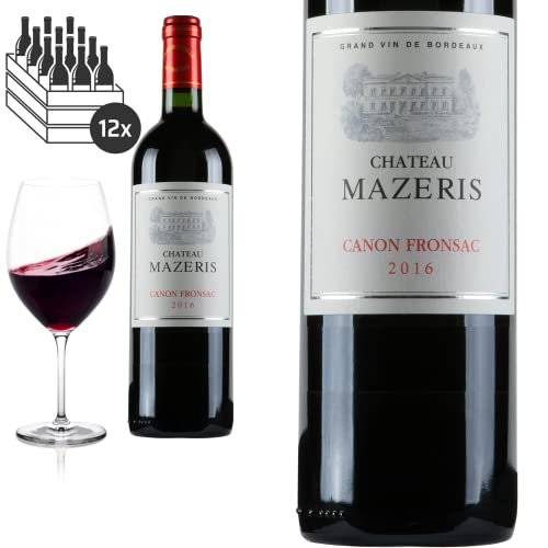 12er Karton 2016 Canon-Fronsac Château Mazeris Rotwein 12er Karton 2016 Canon-Fronsac Château Mazeris Rotwein von Baron-Fuente