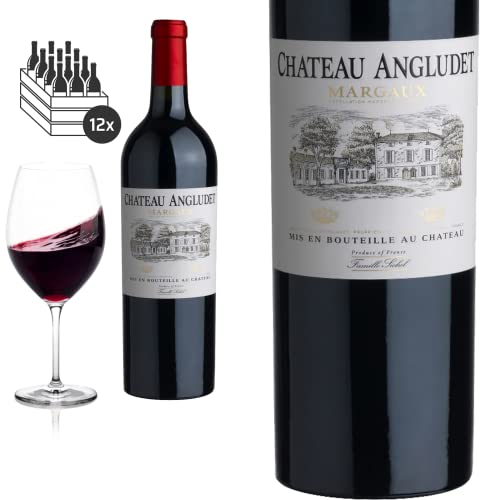 12er Karton 2016 Margaux von Château Angludet - Rotwein von Friedrich Kroté