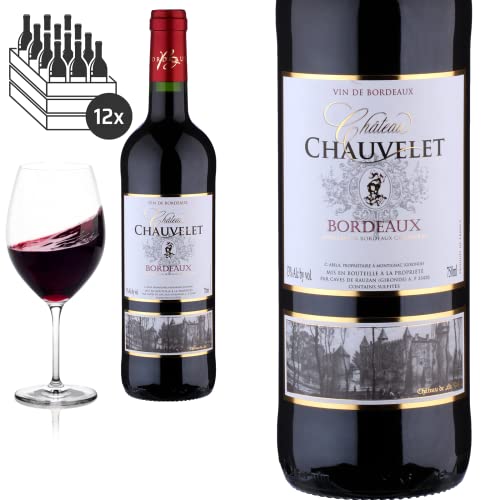 12er Karton 2018 Bordeaux von Château Chauvelet - Rotwein von Friedrich Kroté