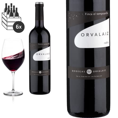 12er Karton 2018 Navarra Tempranillo Tinto Roble von Bodegas Orvalaiz - Rotwein von Friedrich Kroté