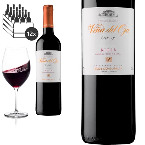 12er Karton 2018 Rioja Crianza Vina del Oja von Bodegas Senorio de Arana - Rotwein von Baron-Fuente