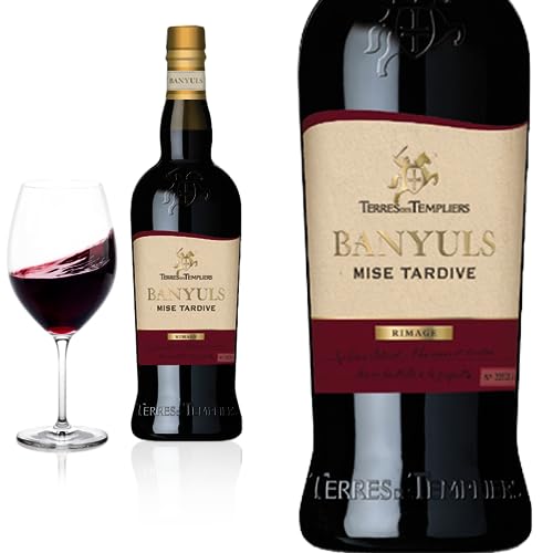 12er Karton 2020 Banyuls Rimage Mise Tardive süß von Terres des Templiers - Rotwein von Baron-Fuente