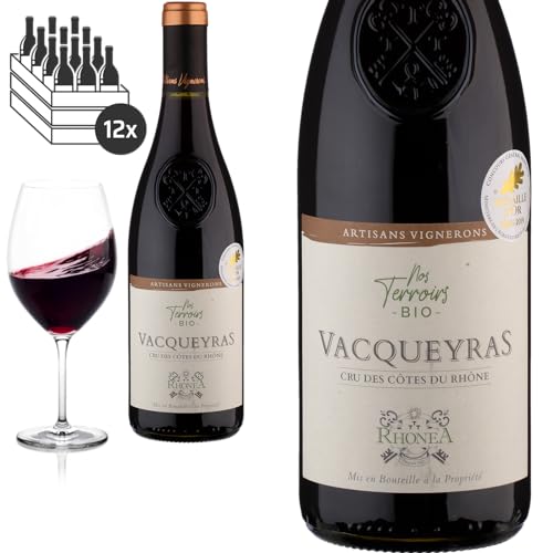 12er Karton 2020 Bio Vacqueyras Nos Terroirs von Rhonéa - Rotwein 12er Karton 2020 Bio Vacqueyras Nos Terroirs von Rhonéa - Rotwein von Baron-Fuente