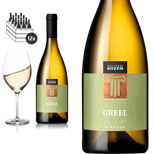 12er Karton 2020 Greel Sauvignon Blanc Riserva DOC Südtirol von Kellerei Bozen/Gries Weißwein von Friedrich Kroté