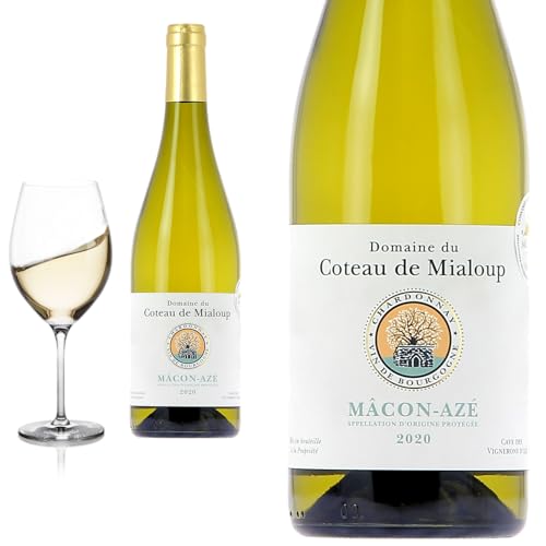 12er Karton 2020 Macon Azé Chardonnay Domaine du Coteau de Mialoup - Weißwein von Baron-Fuente