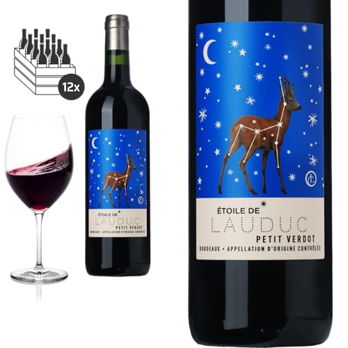 12er Karton 2020 Petit Verdot Bordeaux Etoile de Lauduc trocken von Château Lauduc - Rotwein von Baron-Fuente