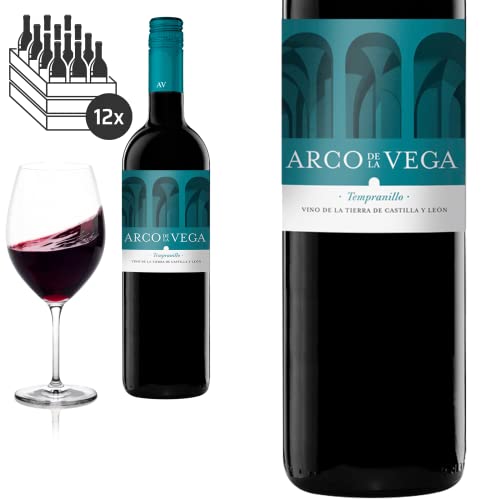 12er Karton 2020 Tempranillo Arco de la Vega Castilla y Leon von Bodegas Avelino Vegas - Rotwein von Baron-Fuente