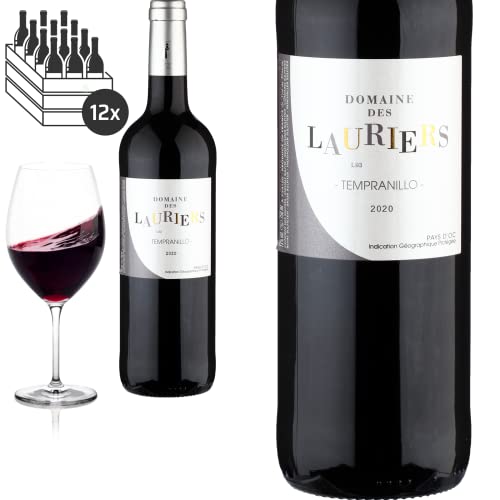 12er Karton 2020 Tempranillo Domaine des Lauriers - Rotwein von Friedrich Kroté