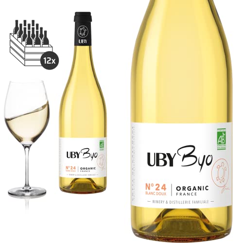 12er Karton 2021 BIO Uby N° 24 Blanc doux von Domaine d'Uby - Weißwein von Friedrich Kroté