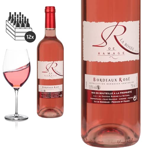 12er Karton 2021 Bordeaux rosé La ROSEE de Ramage von Château Ramage la Batisse - Rosewein von Friedrich Kroté