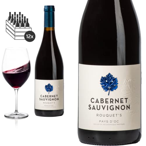 12er Karton 2021 Cabernet-Sauvignon Rouquets trocken von Cellier du Pic - Rotwein von Baron-Fuente
