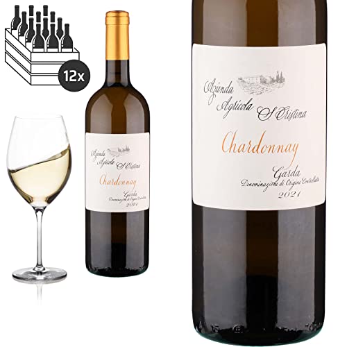 12er Karton 2021 Garda Santa Cristina Chardonnay von Zenato Azienda Vitivinicola - Weißwein von Baron-Fuente