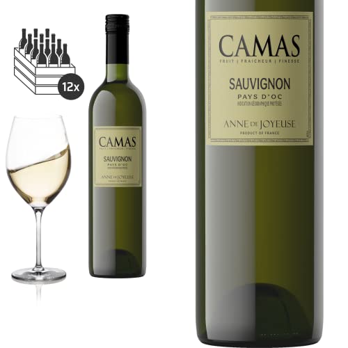 12er Karton 2021 Sauvignon Camas von Anne de Joyeuse - Weißwein von Friedrich Kroté