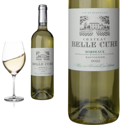 12er Karton 2022 Bordeaux Sauvignon blanc sec Château Belle Cure - Weißwein von Friedrich Kroté