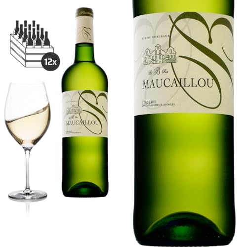 12er Karton 2022 Bordeaux blanc Le B par Maucaillou - Weißwein 12er Karton 2022 Bordeaux blanc Le B par Maucaillou - Weißwein von Baron-Fuente