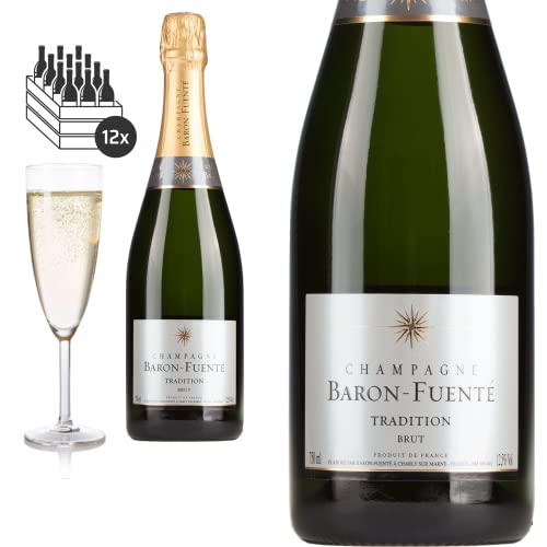 12er Karton Champagne Tradition Brut von Baron Fuente (12 x 0.75 l) von Baron-Fuente