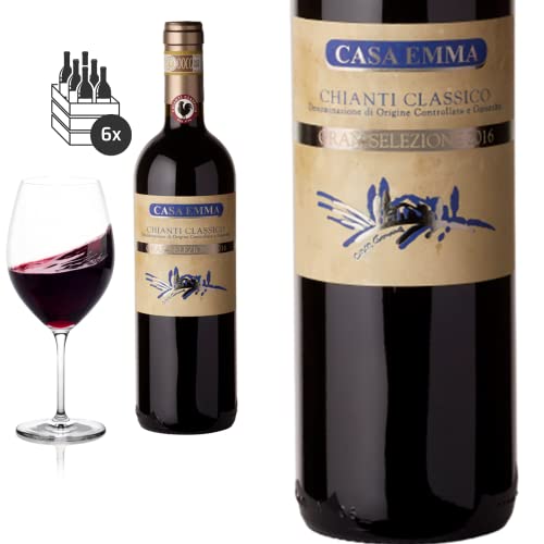 6er Karton 2017 Chianti Classico Gran Selezion DOCG von Casa Emma - Rotwein von Baron-Fuente