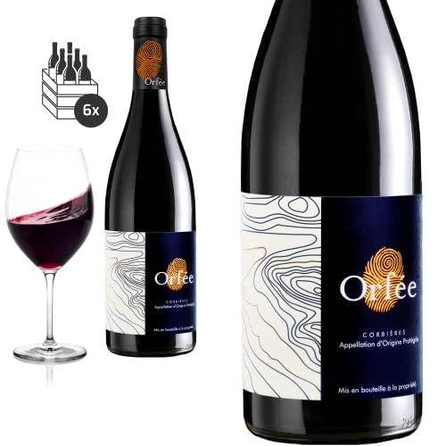 6er Karton 2018 Corbières rouge Cuvée Orfée Celliers d'Orfée - Ornaisons - Rotwein von Friedrich Kroté