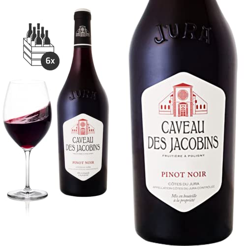 6er Karton 2018 Pinot Noir Cotes de Jura Caveau des Jacobins - Rotwein von Baron-Fuente