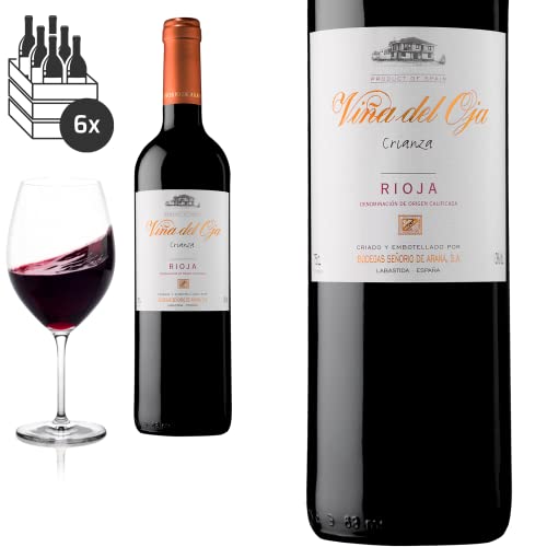 6er Karton 2018 Rioja Crianza Vina del Oja von Bodegas Senorio de Arana - Rotwein von Friedrich Kroté
