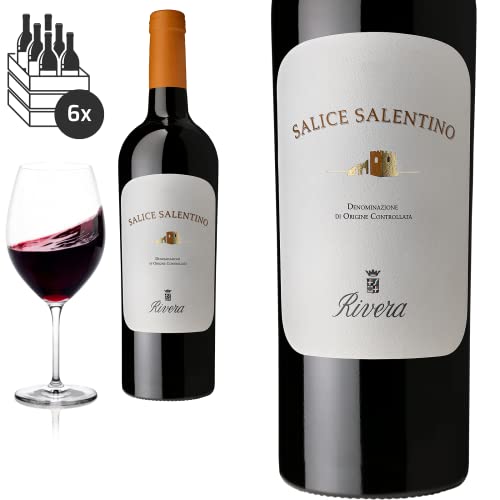 6er Karton 2018 Salice Salentino trocken von Rivera Azienda Agricola - Rotwein von Baron-Fuente