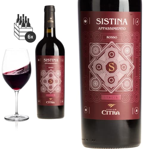 6er Karton 2020 Appassimento Sistina von Citra - Rotwein von Friedrich Kroté