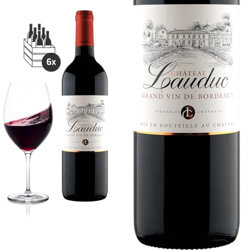 6er Karton 2020 Bordeaux Superieur trocken von Château Lauduc Rotwein 6er Karton 2020 Bordeaux Superieur trocken von Château Lauduc Rotwein von Baron-Fuente