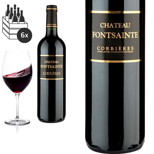 6er Karton 2020 Corbières trocken von Château Fontsainte - Rotwein von Baron-Fuente