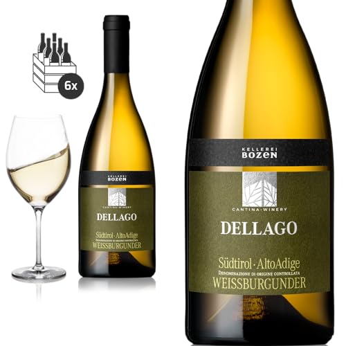 6er Karton 2020 Dellago Weißburgunder DOC Südtirol von Kellerei Bozen/Gries - Weißwein 6er Karton 2020 Dellago Weißburgunder DOC Südtirol von Kellerei Bozen/Gries - Weißwein von Baron-Fuente