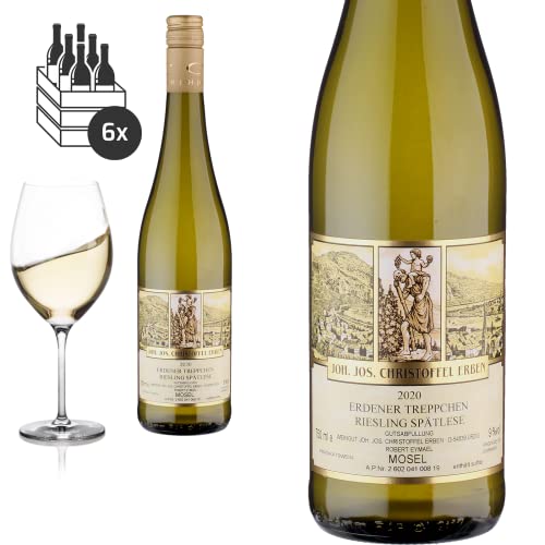 6er Karton 2020 Erdener Treppchen Riesling Spätlese von Weingut Joh.Jos. Christoffel - Weißwein von Baron-Fuente