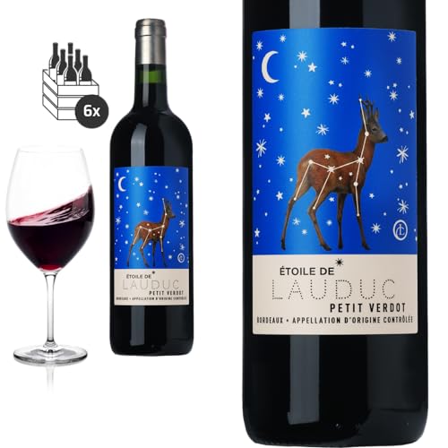 6er Karton 2020 Petit Verdot Bordeaux Etoile de Lauduc trocken von Château Lauduc - Rotwein 6er Karton 2020 Petit Verdot Bordeaux Etoile de Lauduc trocken von Château Lauduc - Rotwein von Baron-Fuente