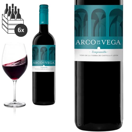 6er Karton 2020 Tempranillo Arco de la Vega Castilla y Leon von Bodegas Avelino Vegas - Rotwein von Baron-Fuente