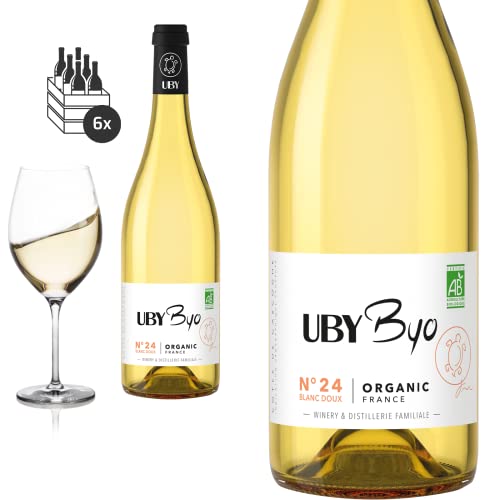 6er Karton 2021 BIO Uby N° 24 Blanc doux von Domaine d'Uby - Weißwein von Baron-Fuente