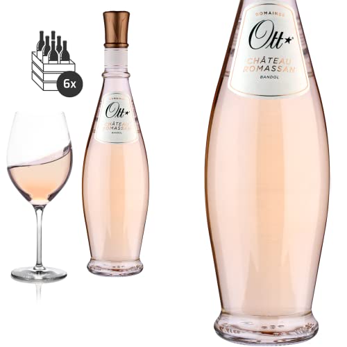 6er Karton 2021 Bandol Rosé Château Romassan von Domaines Ott - Roséwein von Friedrich Kroté