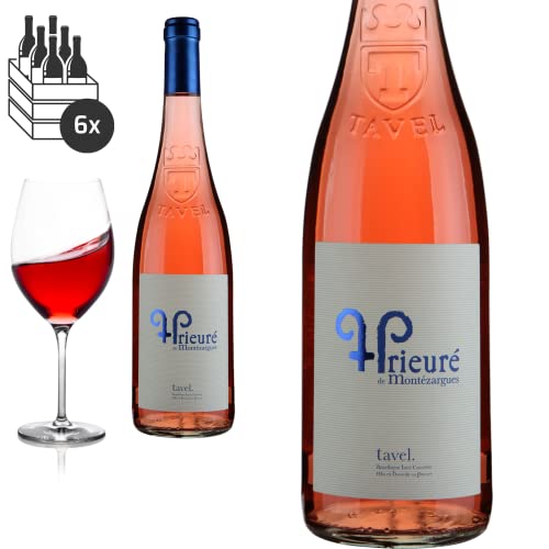 6er Karton 2021 Bio Tavel Prieuré de Montézargues von Domaine Prieuré - Roséwein von Friedrich Kroté