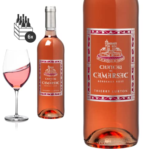 6er Karton 2021 Bordeaux rosé von Château de Camarsac - Rosewein 6er Karton 2021 Bordeaux rosé von Château de Camarsac - Rosewein von Baron-Fuente
