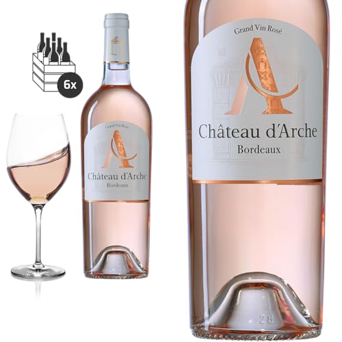 6er Karton 2021 Château d'Arche Bordeaux rosé Roséwein von Friedrich Kroté