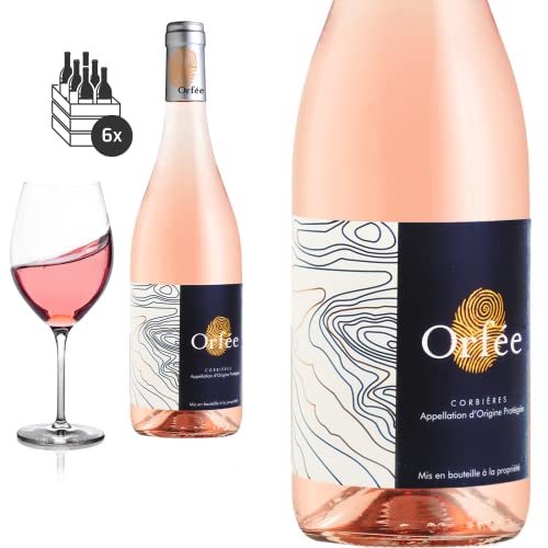 6er Karton 2021 Corbières rose Cuvée Orfée Celliers d'Orfée - Ornaisons - Roséwein von Friedrich Kroté