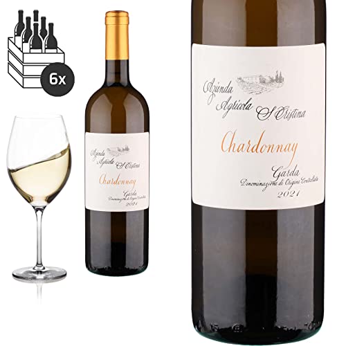 6er Karton 2021 Garda Santa Cristina Chardonnay von Zenato Azienda Vitivinicola - Weißwein von Baron-Fuente