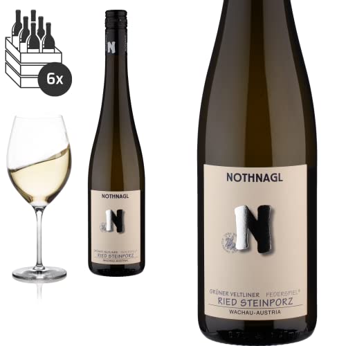 6er Karton 2021 Grüner Velltiner Federspiel Ried Steinborz von Weingut Nothnagl Wachau - Weißwein von Baron-Fuente