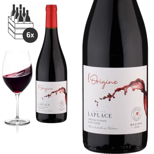 6er Karton 2021 Madiran l'Origine Château Aydie Laplace Rotwein von Baron-Fuente