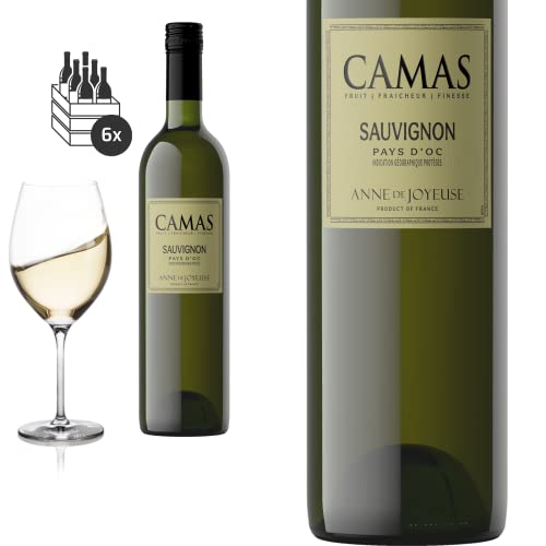 6er Karton 2021 Sauvignon Camas von Anne de Joyeuse - Weißwein von Baron-Fuente