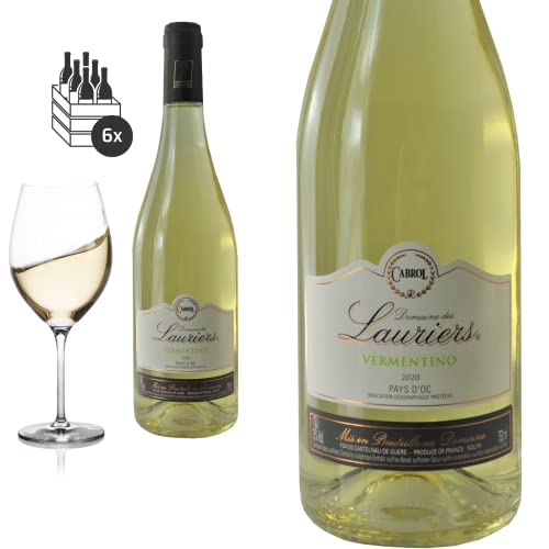 6er Karton 2021 Vermentino von Domaine des Lauriers - Weißwein von Baron-Fuente