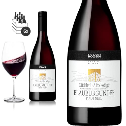 6er Karton 2022 BLAUBURGUNDER Südtirol von Kellerei Bozen/Gries - Rotwein 6er Karton 2022 BLAUBURGUNDER Südtirol von Kellerei Bozen/Gries - Rotwein von Baron-Fuente