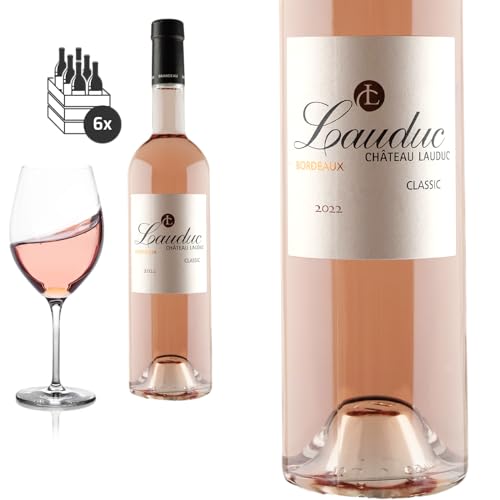6er Karton 2022 Bordeaux ROSÉ - Classic - trocken von Château Lauduc - Roséwein 6er Karton 2022 Bordeaux ROSÉ - Classic - trocken von Château Lauduc - Roséwein von Baron-Fuente