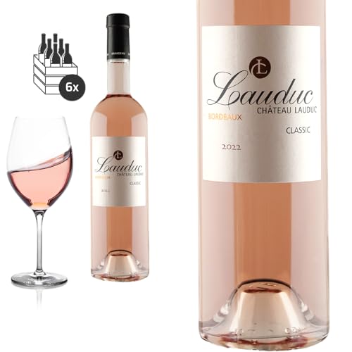 6er Karton 2022 Bordeaux ROSÉ - Classic - trocken von Château Lauduc - Roséwein von Friedrich Kroté