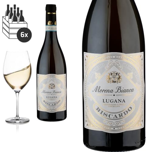 6er Karton 2022 Lugana Morena Bianca von Biscardo - Weißwein von Friedrich Kroté